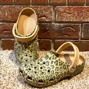 Leopard Crocs